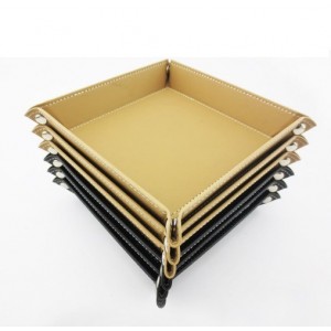 Executive PU Leather Desk Tray